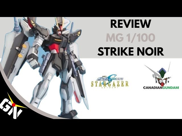 Review: MG 1/100 Strike Noir - YouTube