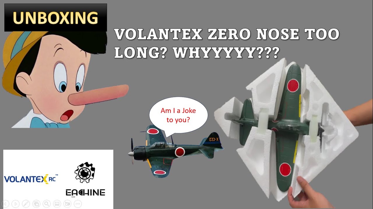 UNBOXING] Volantex RC A6M ZERO 400mm with Xpilot One Key Aerobatic