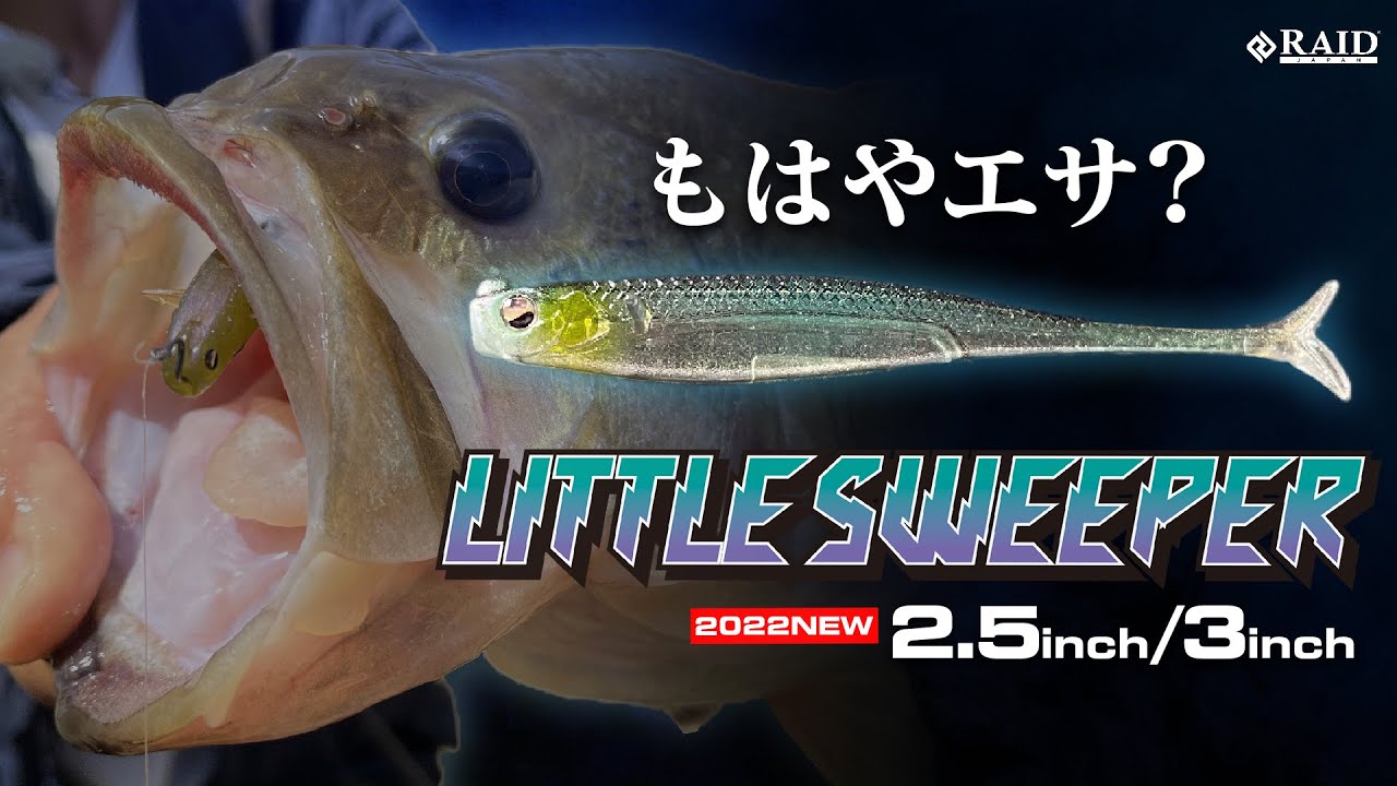 RAIDJAPAN 2022NewProducts】LITTLE SWEEPER 2.5inch/3inch [金森隆志