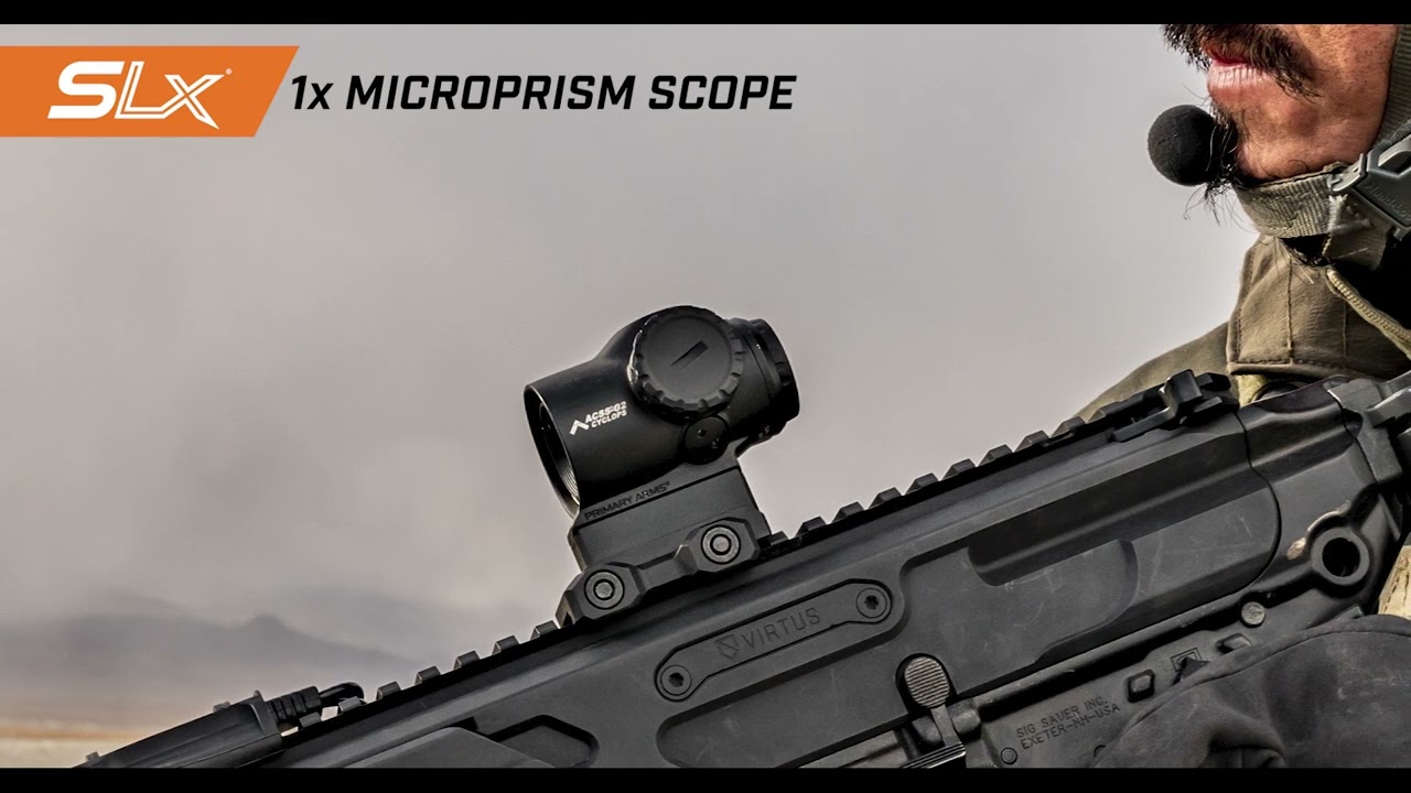 Primary Arms SLx 1X MicroPrism™ Scope - Green Illuminated ACSS