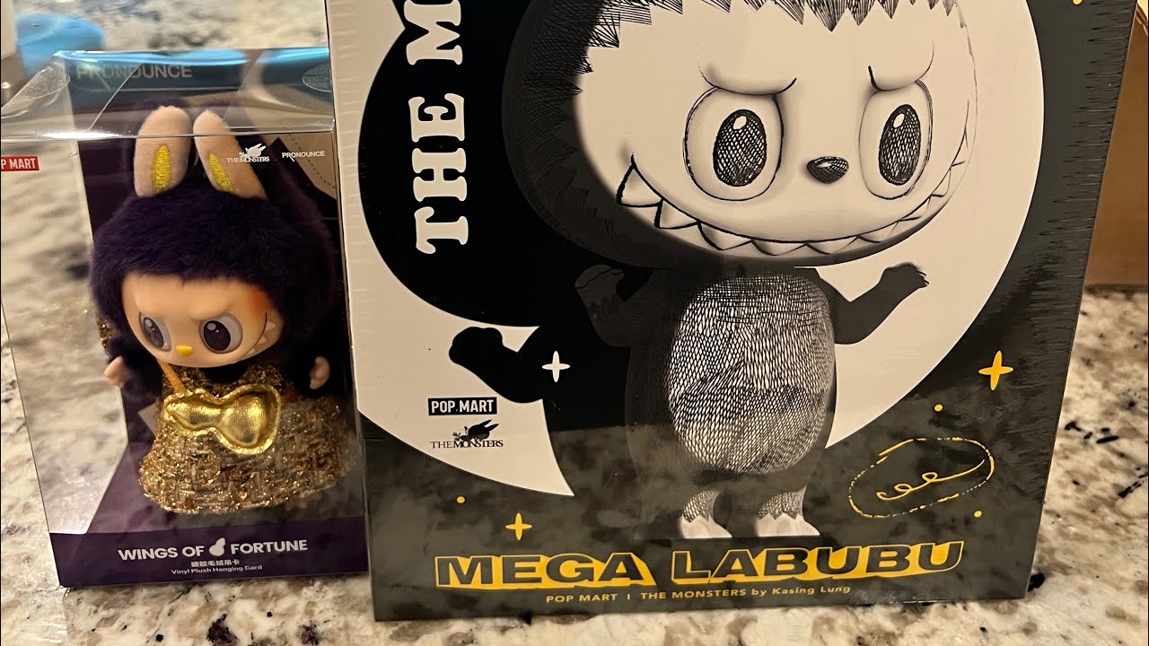 Unboxing my new Labubu: Wings of Fortune and Mega Labubu Sketch