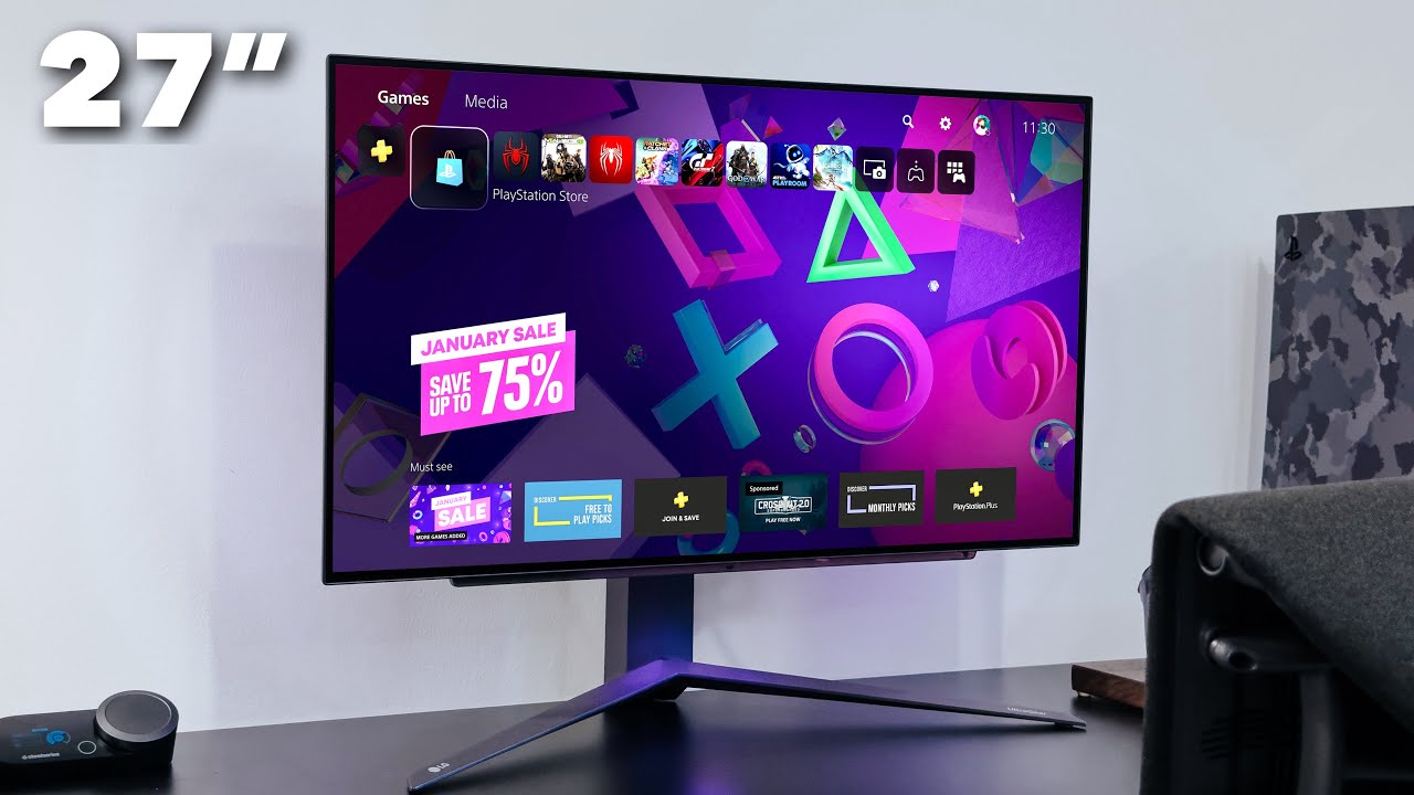 LG's 27” OLED Gaming Monitor - 240Hz 27GR95QE - YouTube