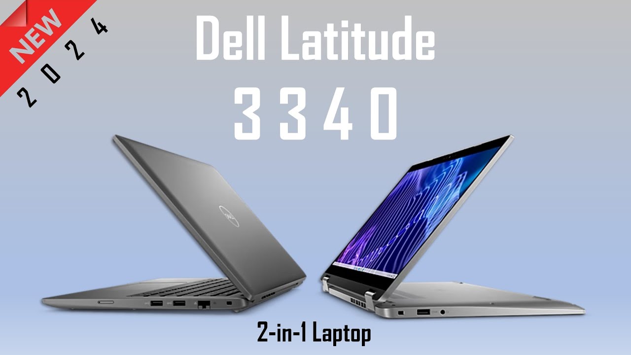 2-in-1 Dell Latitude 3340 Laptop 2024 with 8GB RAM, 256 SSD and