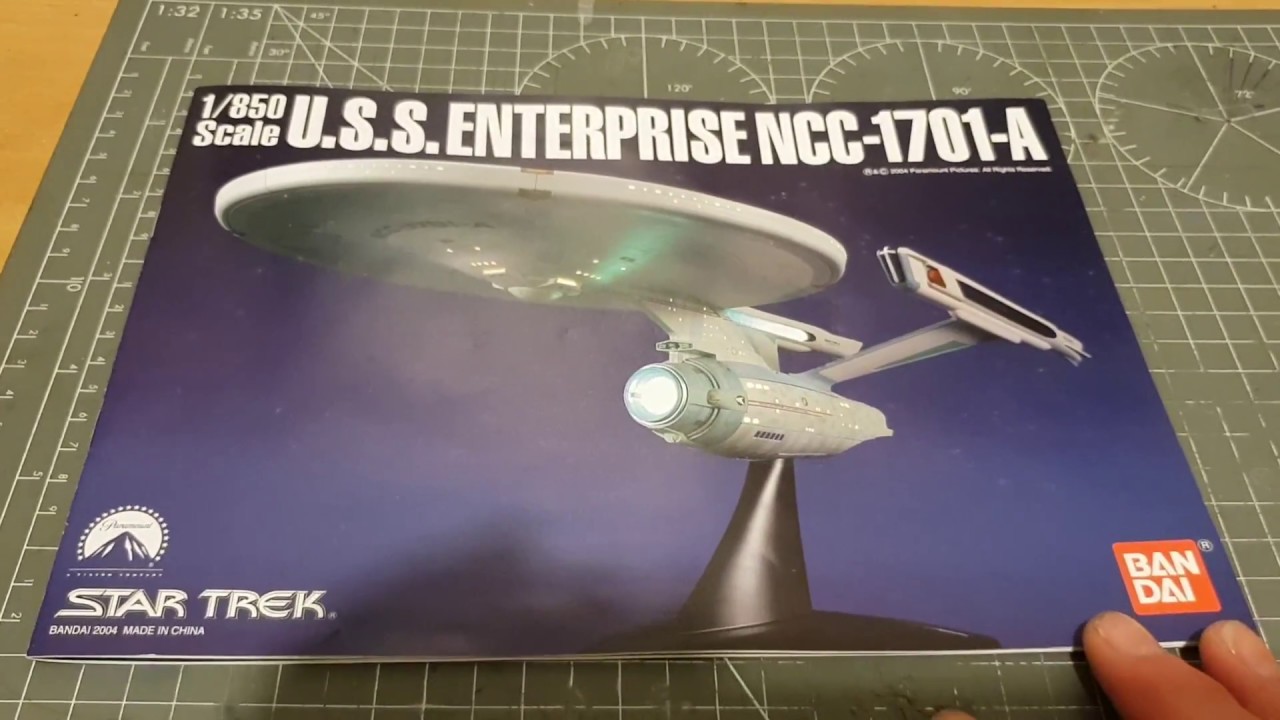 USS Enterprise NCC 1701 A Bandai 1/850 - YouTube
