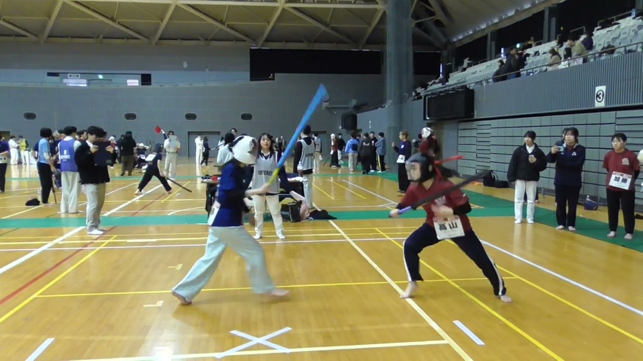 新人女子長剣F td315髙山桃花 jf043藤掛日花里 - YouTube