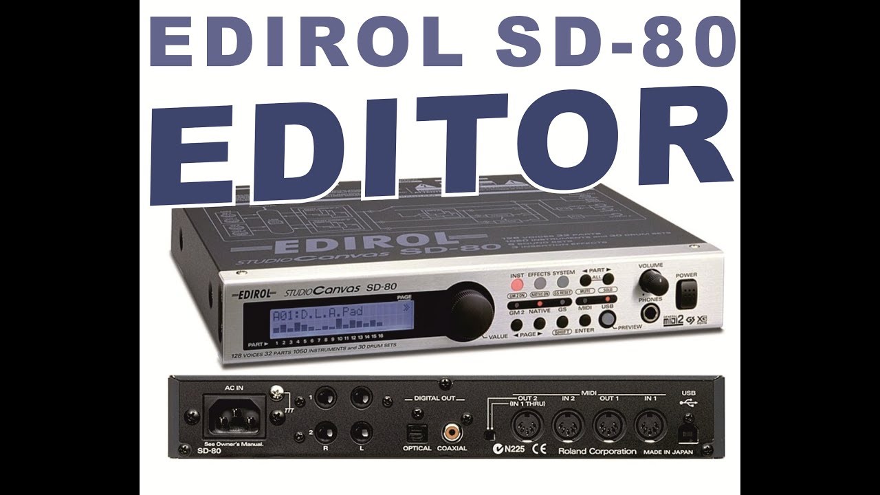 Roland EDIROL SD-80（ローランド エディロール SD-80） □ Roland