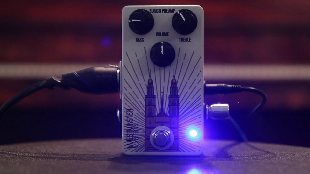 Westminster Effects Zurich Preamp Demo - YouTube