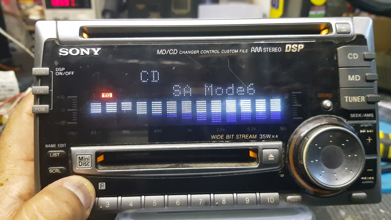 SONY MD CD WX-900MD 車載 オーディオ コンポ ジャンク SONY MD CD WX
