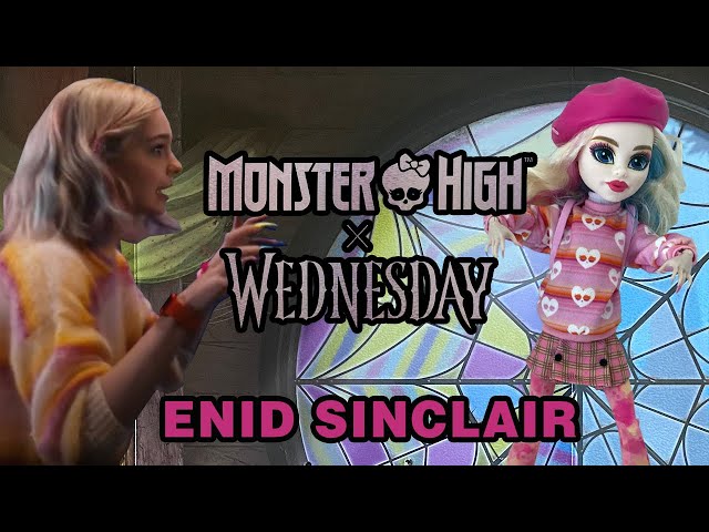 Enid Sinclair - Monster High X Wednesday - Unboxing & Review - YouTube