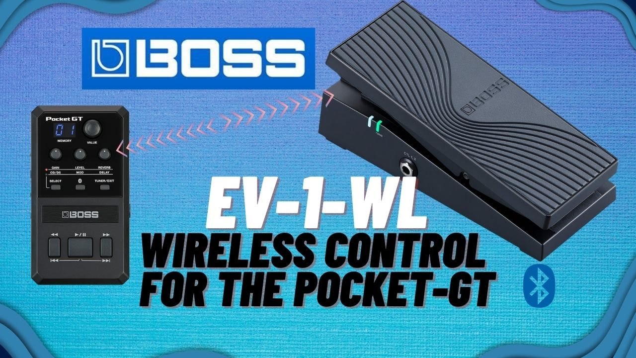 BOSS EV-1-WL Unboxing and connecting with the BOSS PocketGT