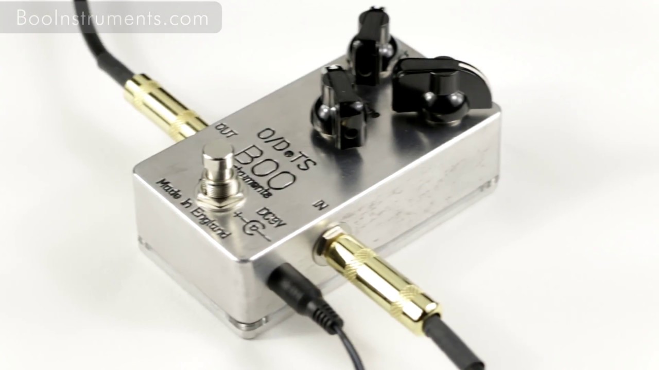 Boo Instruments OD/TS Overdrive Pedal Demo - Tube Screamer TS808