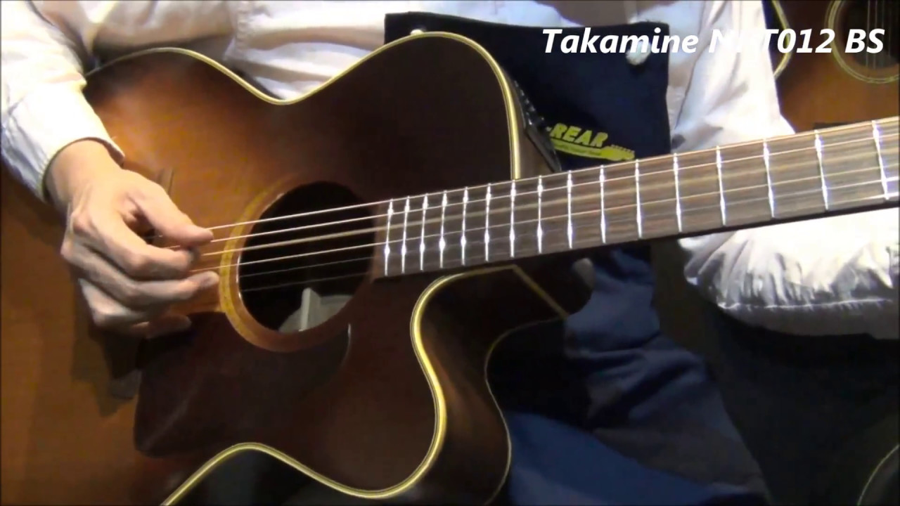 オットリーヤ動画】Takamine NPT 012 BS（1994年製） - YouTube