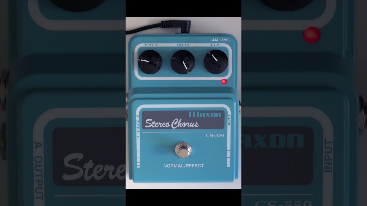 Part 4 of 4 - Maxon CS550 Analog Chorus - YouTube