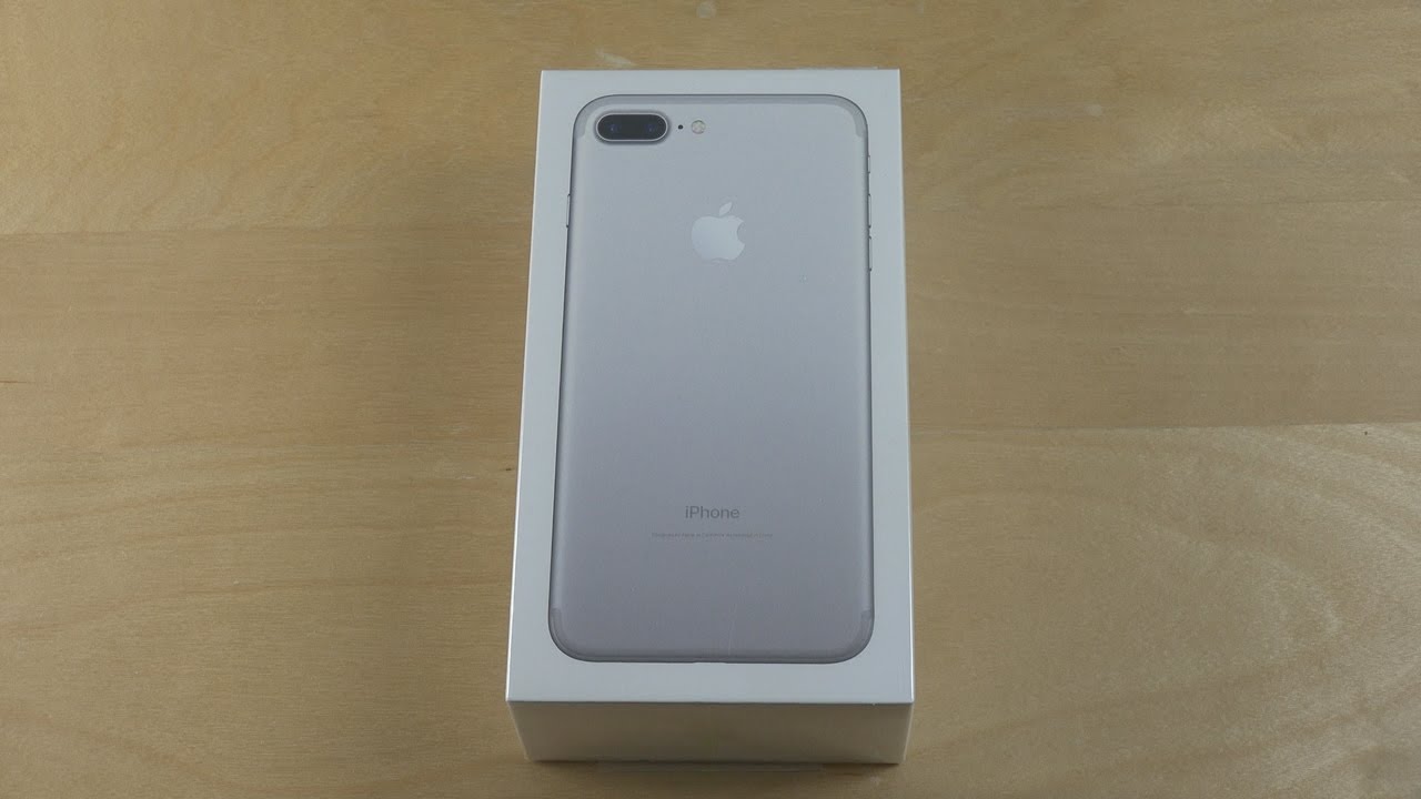 iPhone 7 Plus Silver 32GB - Unboxing! - YouTube