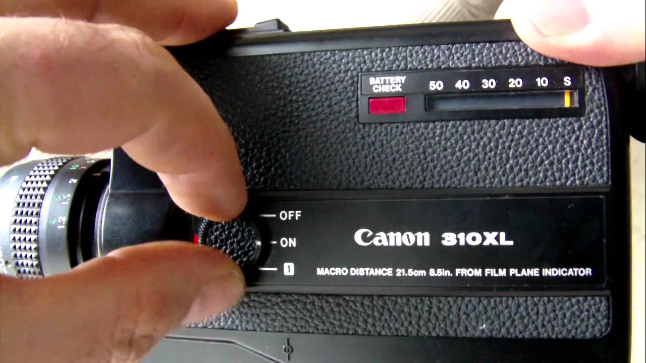 camera canon super 8 514 xl 310 xl - YouTube