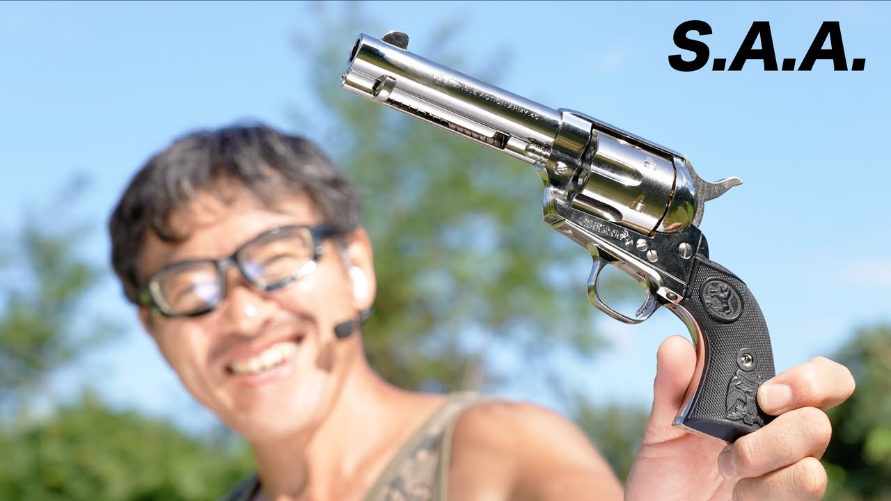 COLT S.A.A. 2nd Gen 4-3/4 ABS ニッケルフィニッシュ タナカ ペガサス