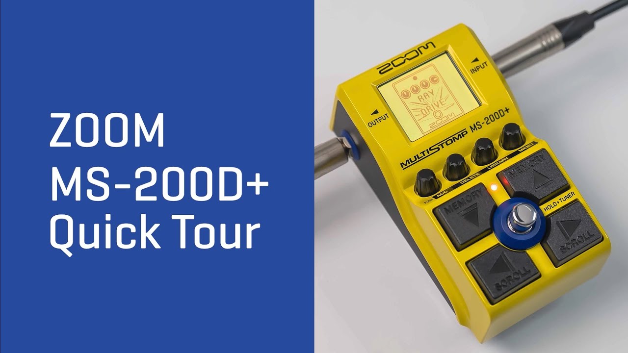 ZOOM MS-200D+ Quick Tour - YouTube