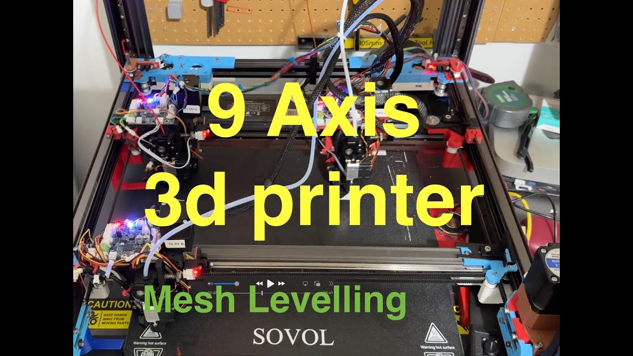 Nine Axis 3d printer - Sovol SV08 Duet3 RRF - YouTube