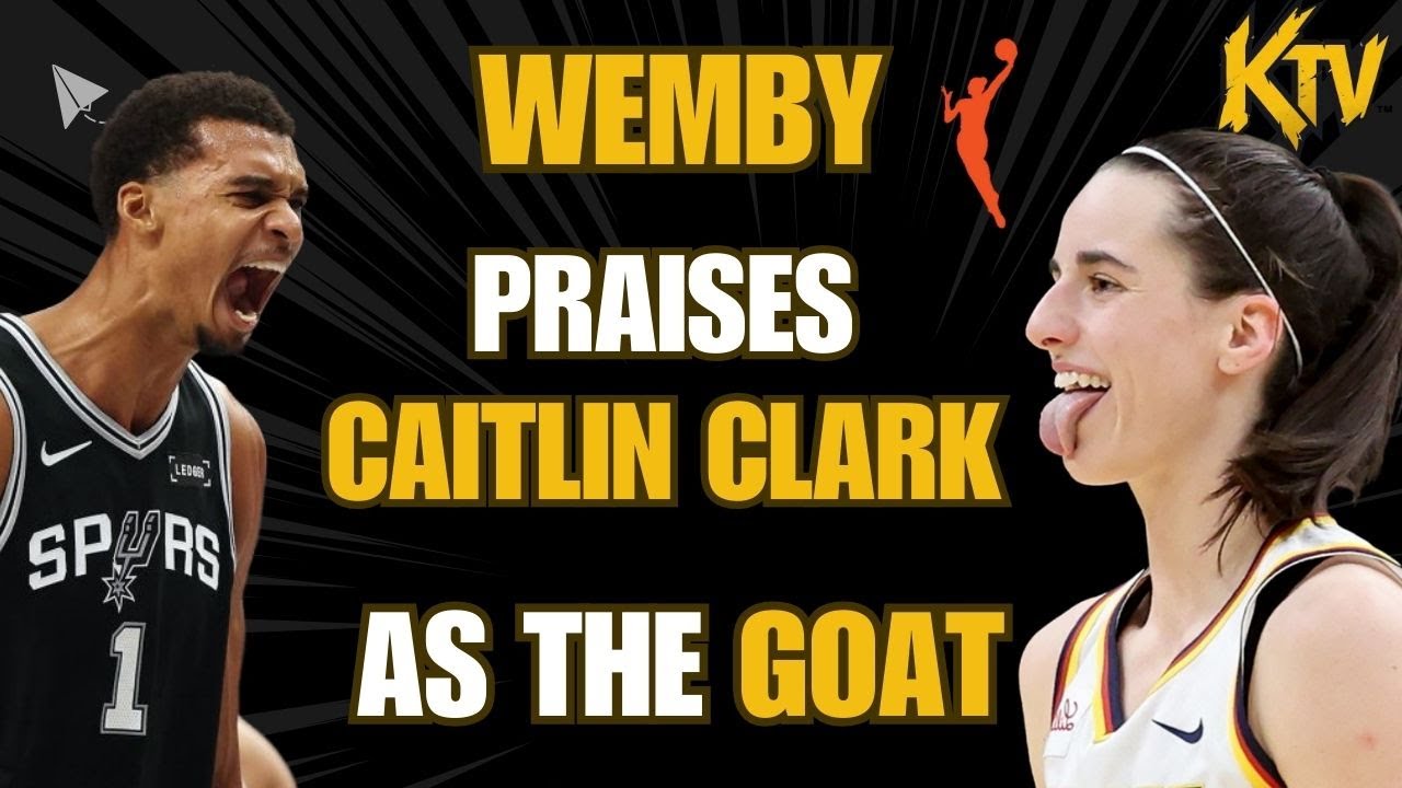Victor Wembanyama PRAISES Caitlin Clark AS THE GOAT.. Napheesa