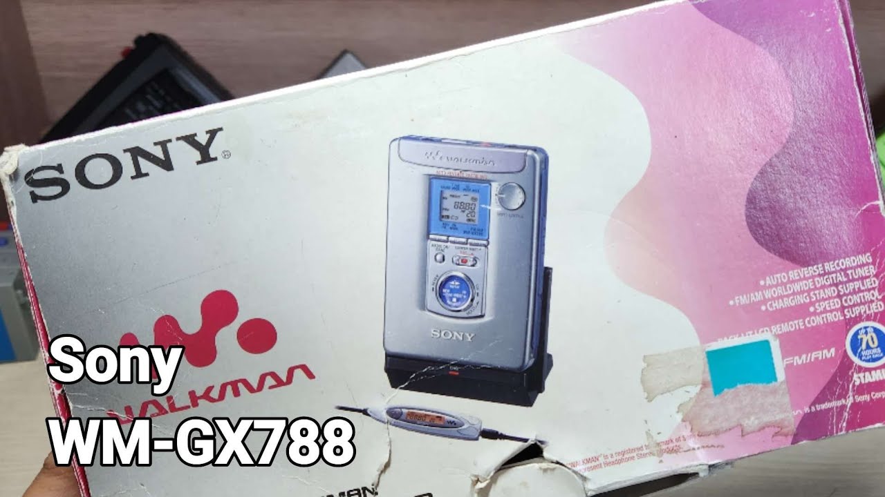 Sony WM-GX788 Recording Radio Cassette Player Walkman - YouTube
