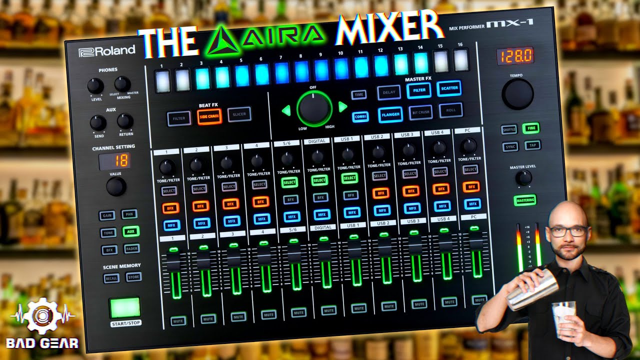 Bad Gear - Roland Aira MX-1 Mixer - YouTube