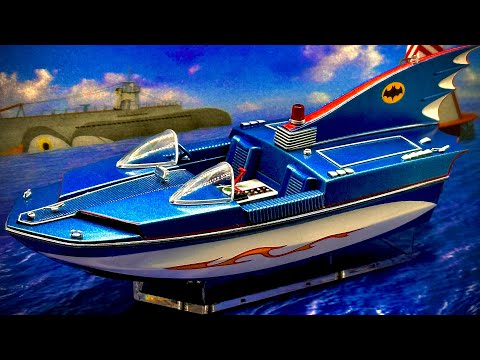 Batman: Classic Series ('66) Batboat (from Eaglemoss) - YouTube
