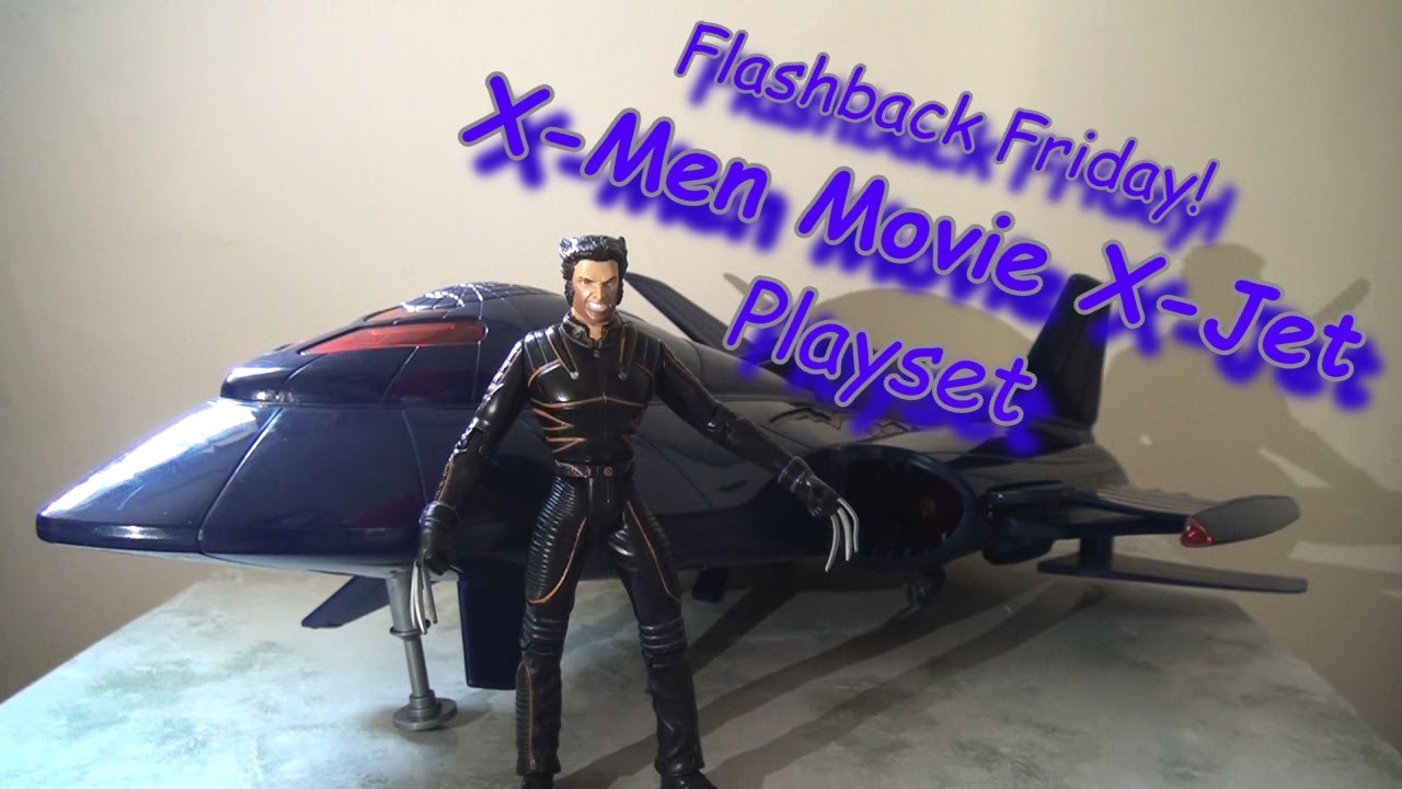 Flashback Fridays! X-men Movie - X-Jet playset from ToyBiz - YouTube