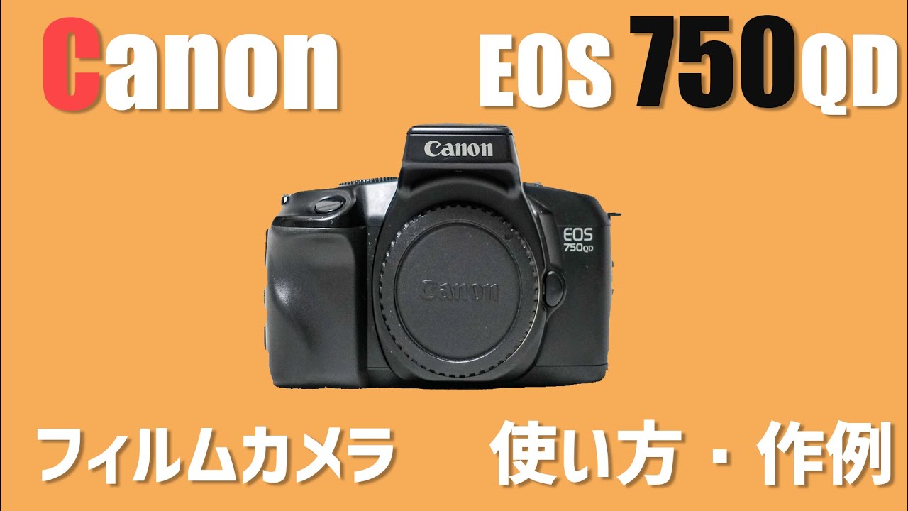 作例あり】オートしか使えないフィルム一眼 Canon EOS 750QDの紹介