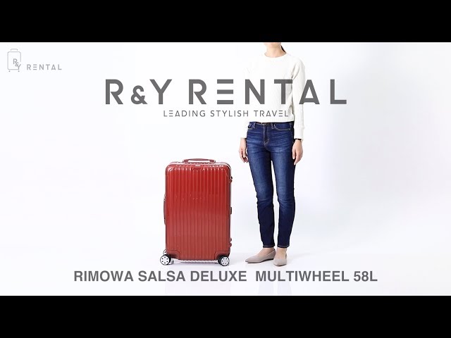 3-5泊] リモワ サルサデラックス 58L レッド 4輪 RIMOWA SALSA DELUXE
