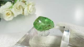 タンザニア産 ツァボライトの原石 No.17 - cute stone -