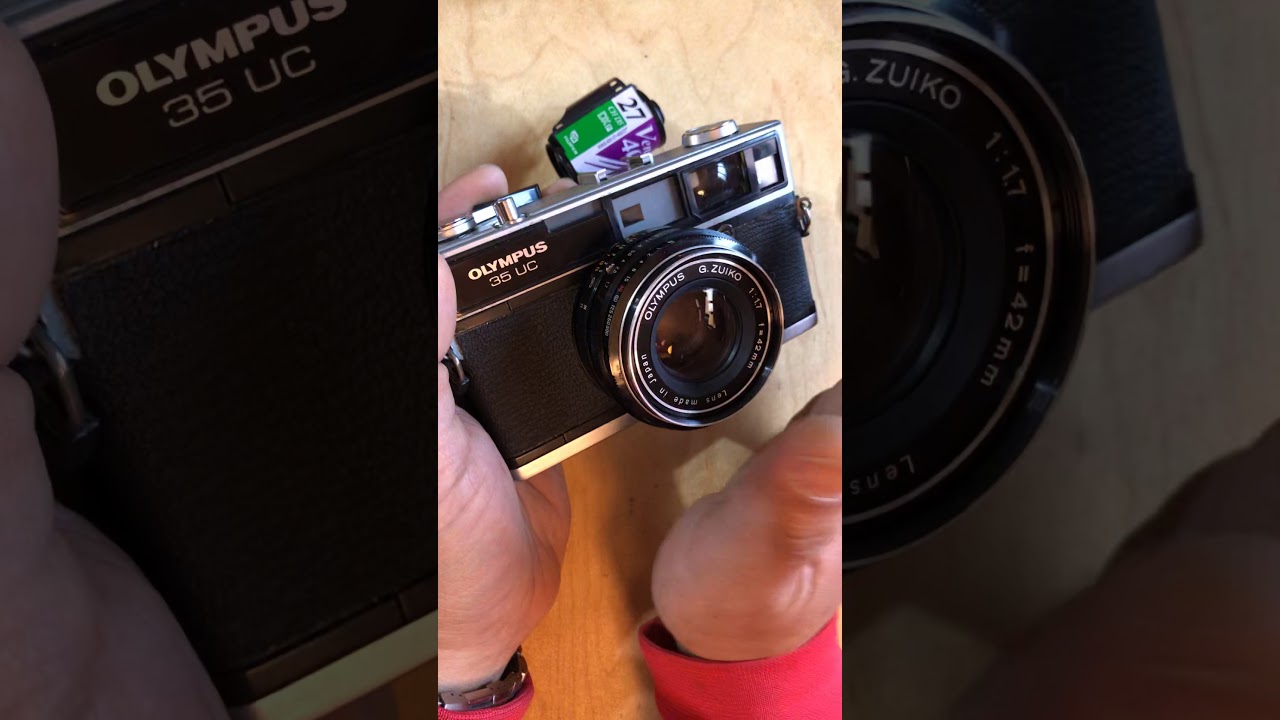 Olympus 35 sp / 35 uc rangefinder film camera how to use and load