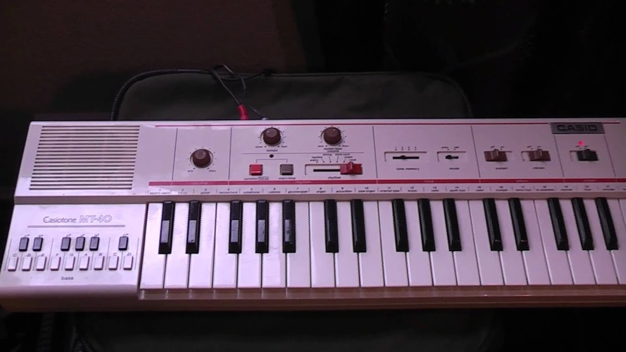 Casio MT-40 keyboard (sleng teng riddim) - YouTube