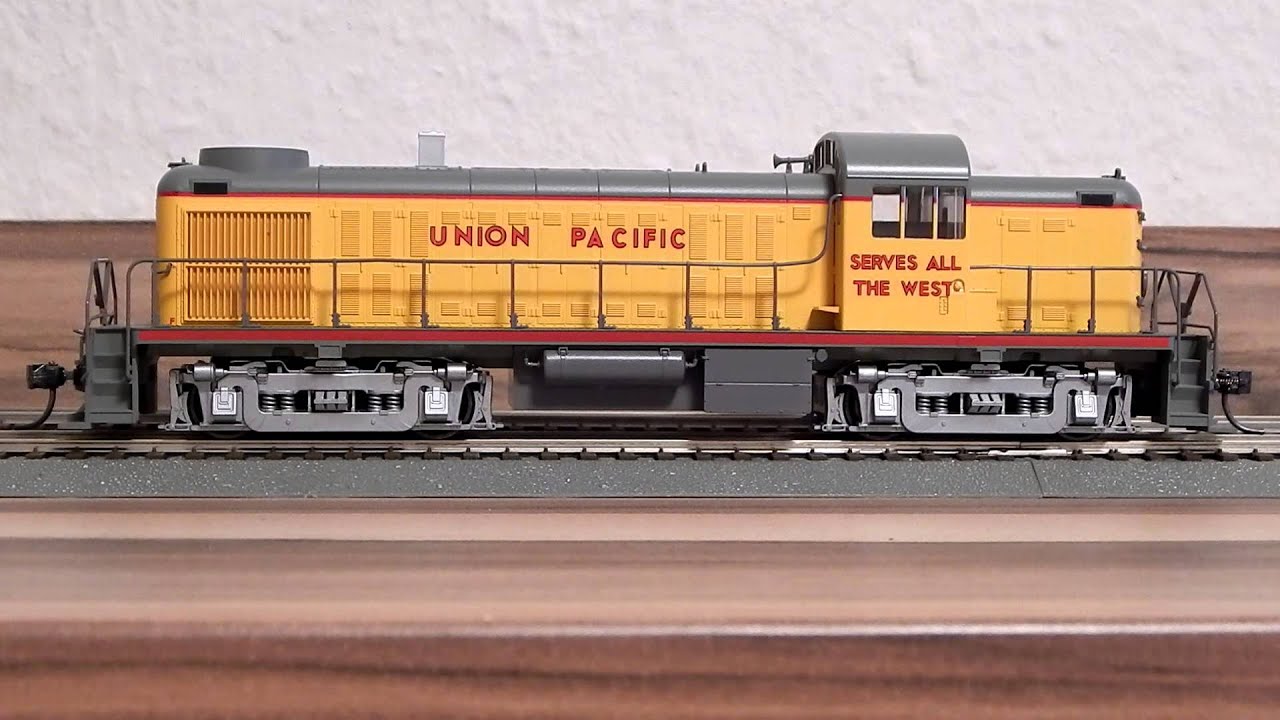 KATO Alco RS-2 Union Pacific with Tsunami installed - YouTube