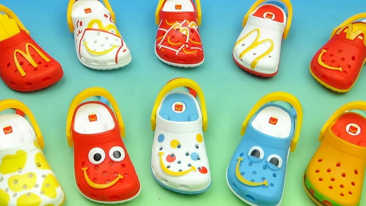 2024 McDONALD'S x CROCS set of 10 HAPPY MEAL COLLECTIBLES VIDEO