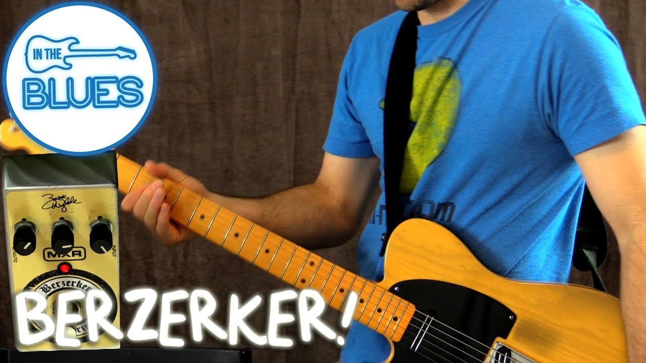 MXR Black Label Berzerker Overdrive Pedal - YouTube