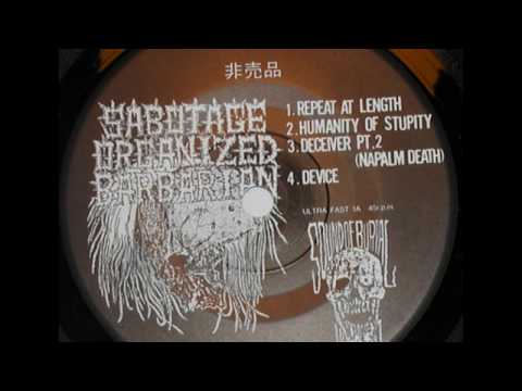 S.O.B. / Napalm Death – S.O.B. / Napalm Death – Flexi-disc (Red, 7