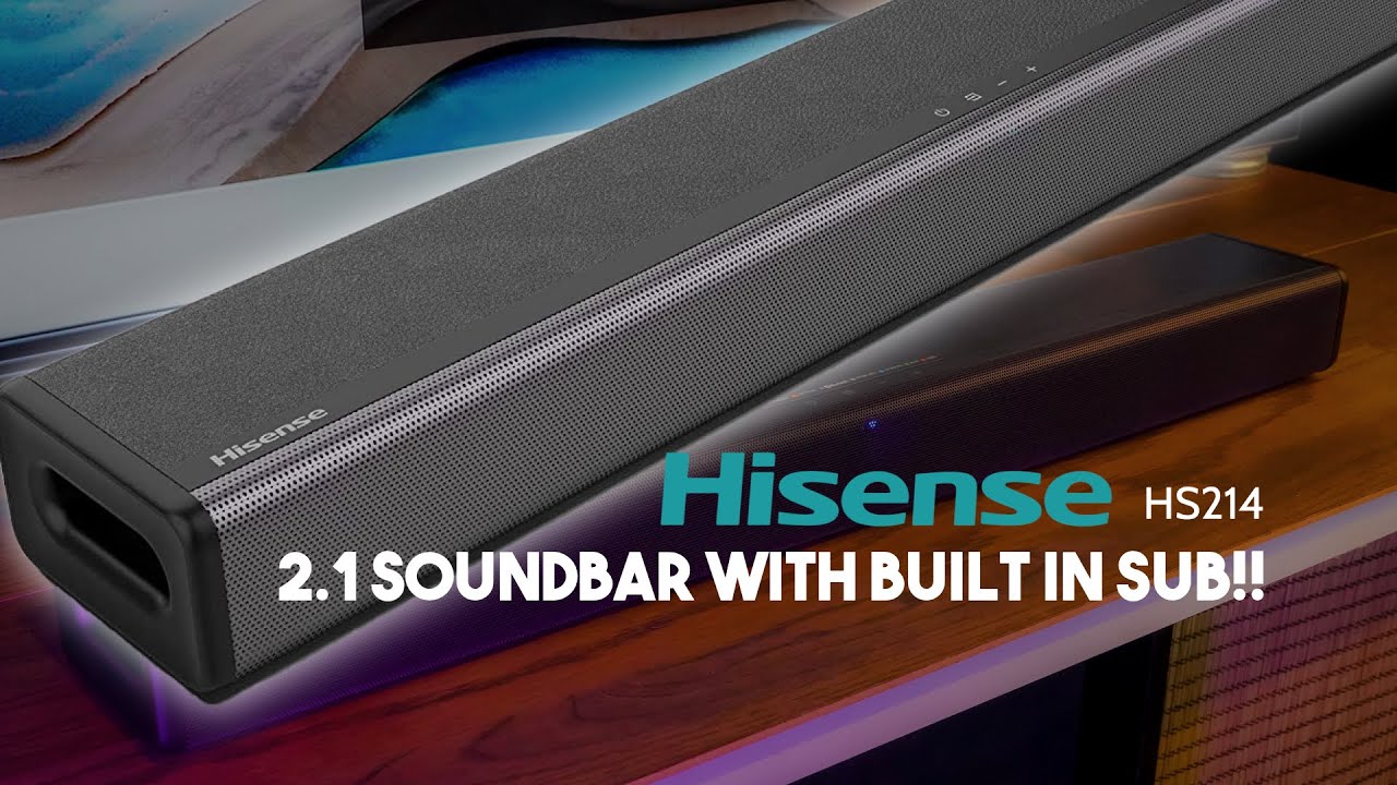 Hisense HS214 Soundbar 2.1 With Built in SubWoofer | Less than