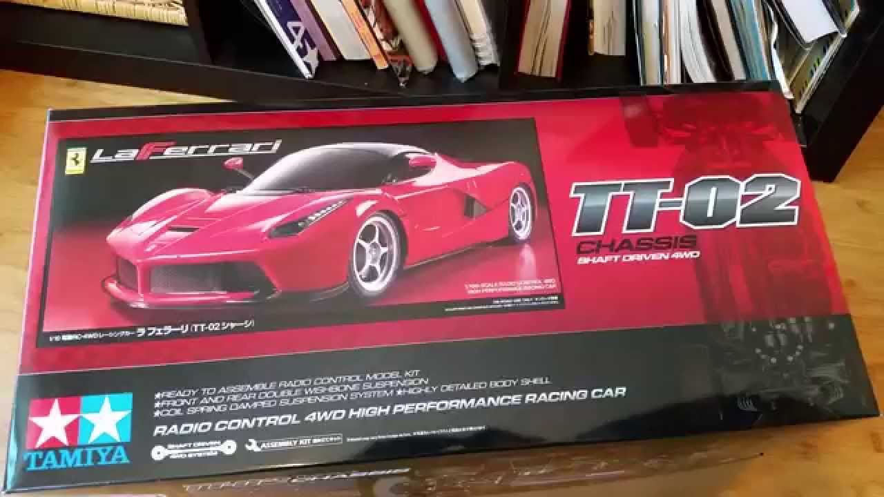 TAMIYA LaFerrari ラジコンカー TT-02 1/10(未使用） Rc Rtr Laferrari