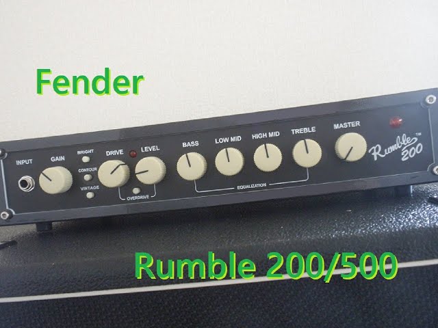 Fender Rumble 500 ヘッドアンプ お手頃ベースアンプ Fender Rumble