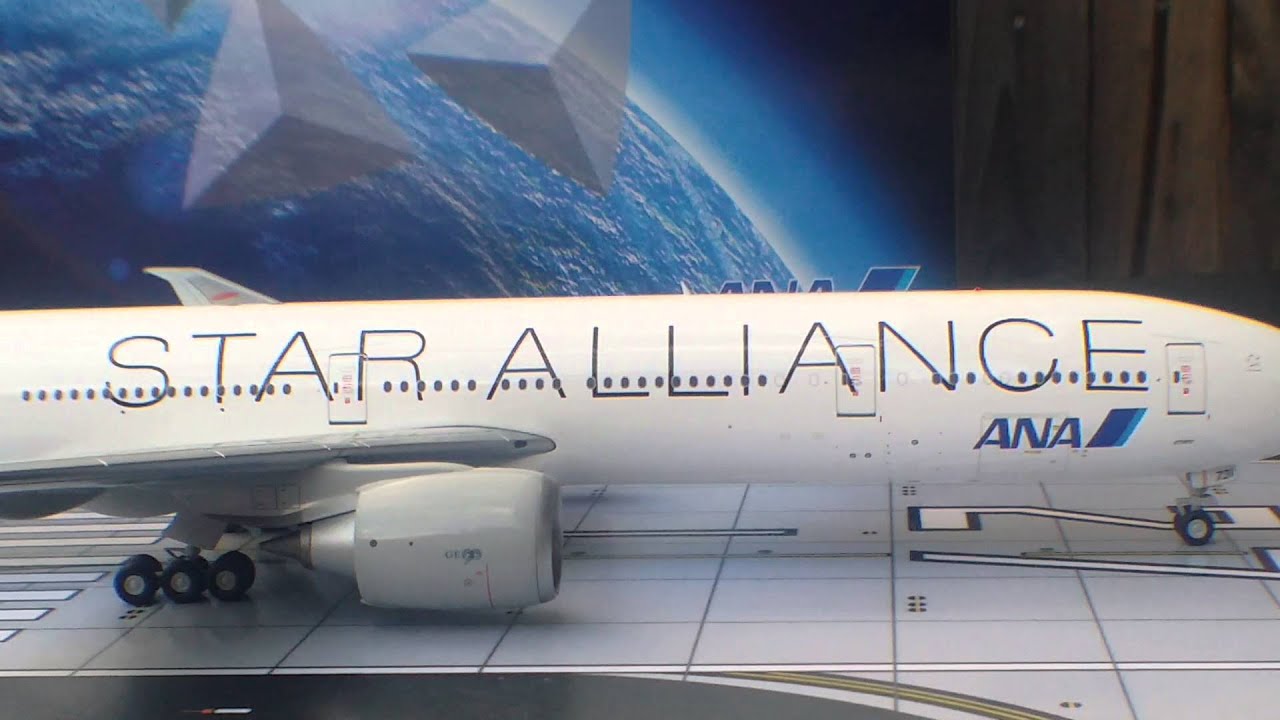 JC Wings 200 ANA B777-300ER(Star Alliance)Review - YouTube