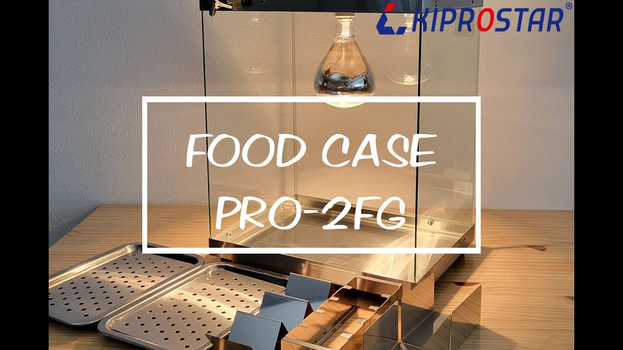 KIPROSTAR 業務用 フードケース PRO-2FGの紹介です。3面ガラス式