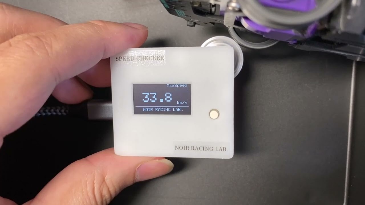 ミニ四駆 小型スピードチェッカー 速度測定・磁力測定 ガウス