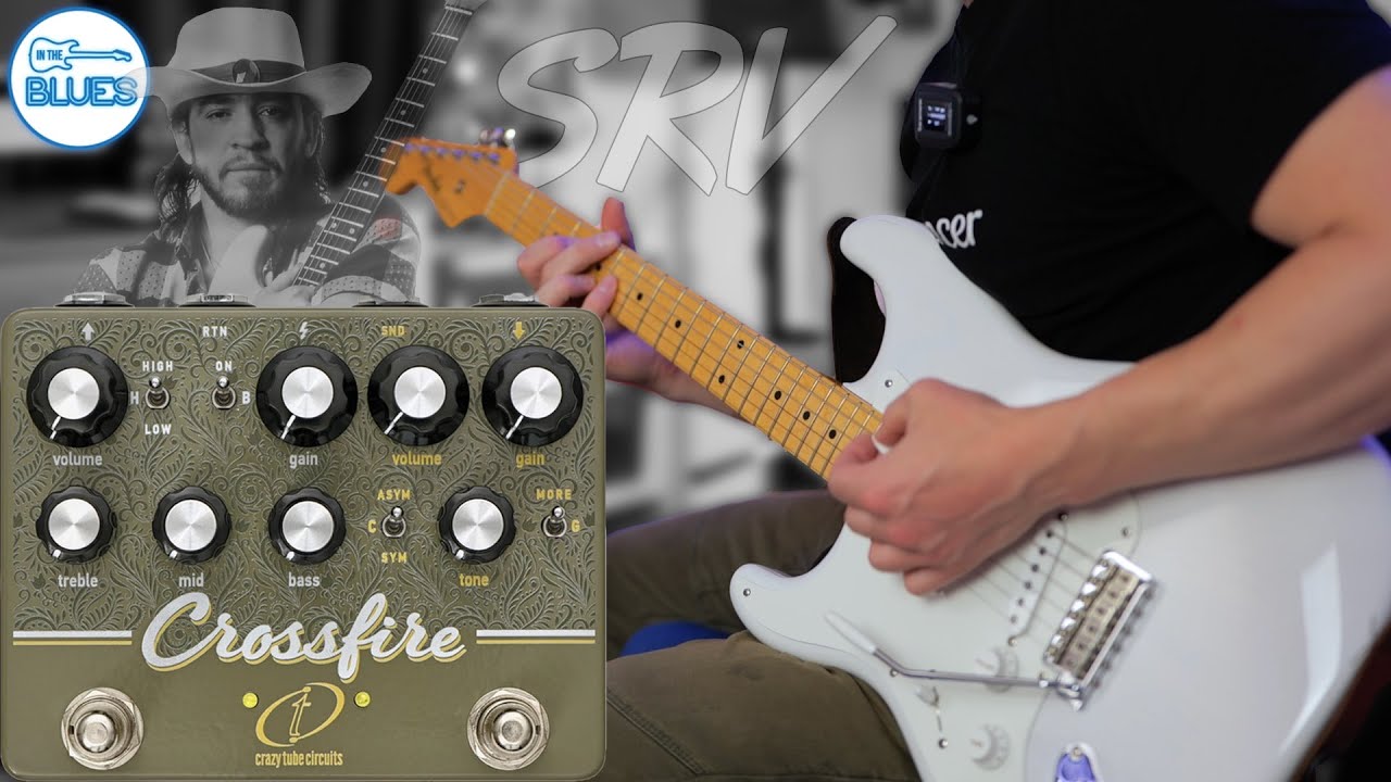 Crazy Tube Circuits Crossfire Pedal Review! SRV Tone in a Box