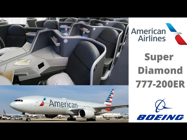 American Airlines Cabin Tour Boeing 777-200ER Super Diamond - YouTube