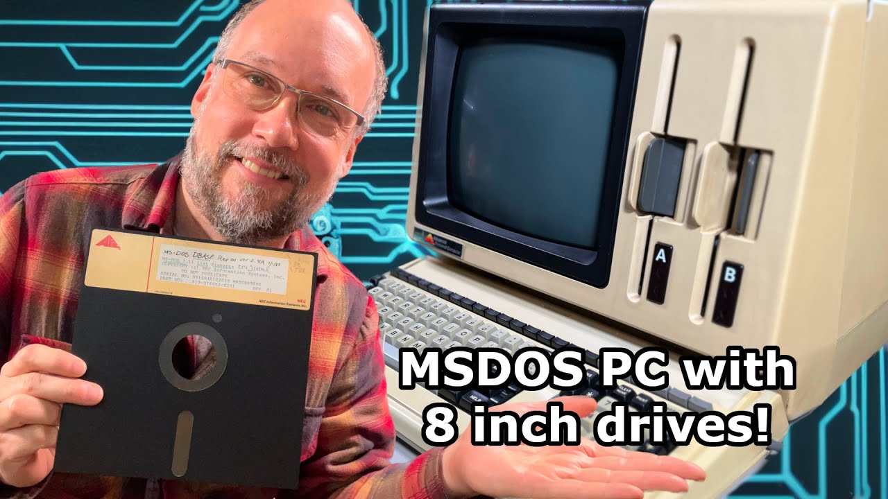 The NEC APC runs MS-DOS from 8