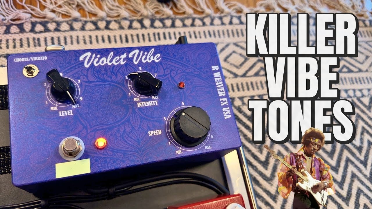 Best Modern Univibe Clone? R Weaver FX Violet Vibe - YouTube