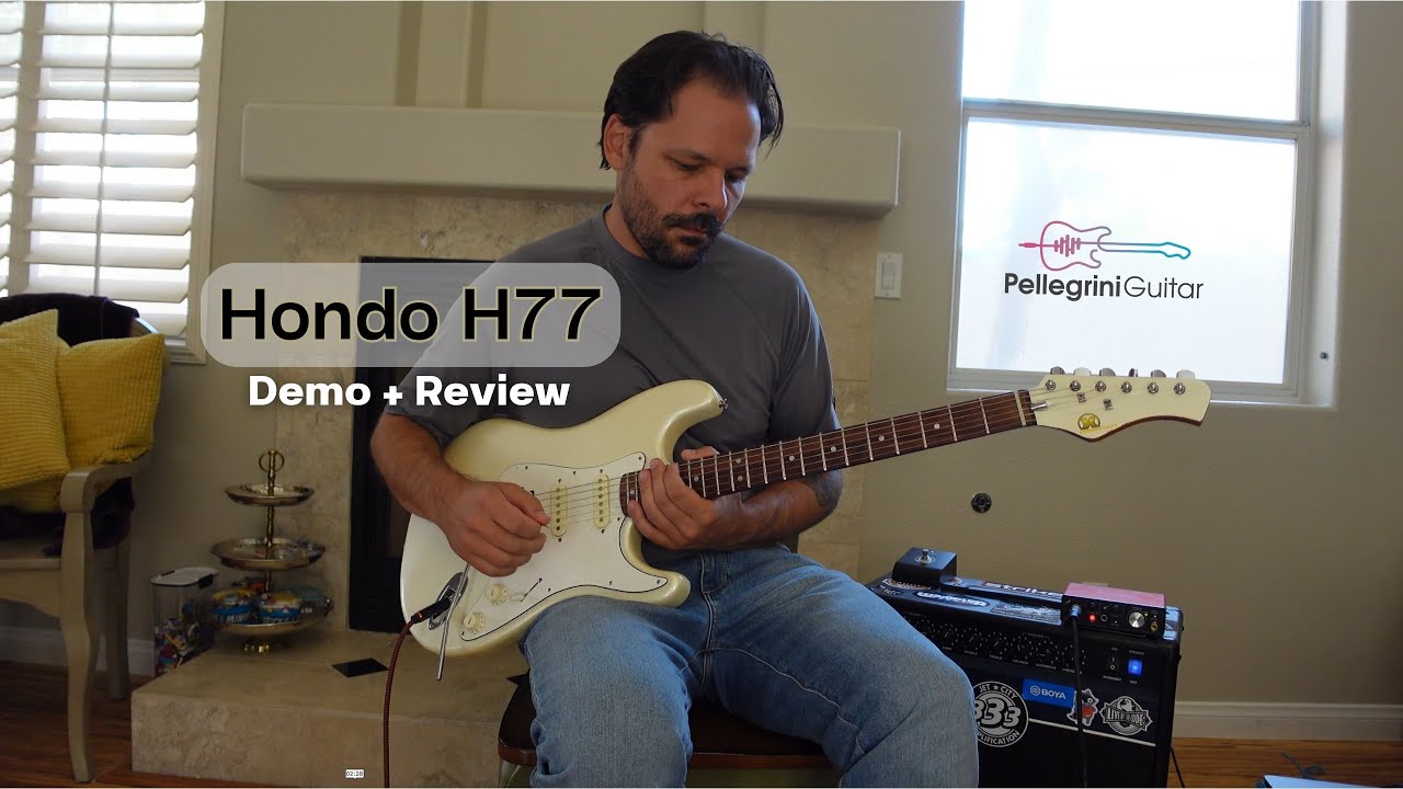 Hondo H77 Guitar Demo and Review - YouTube