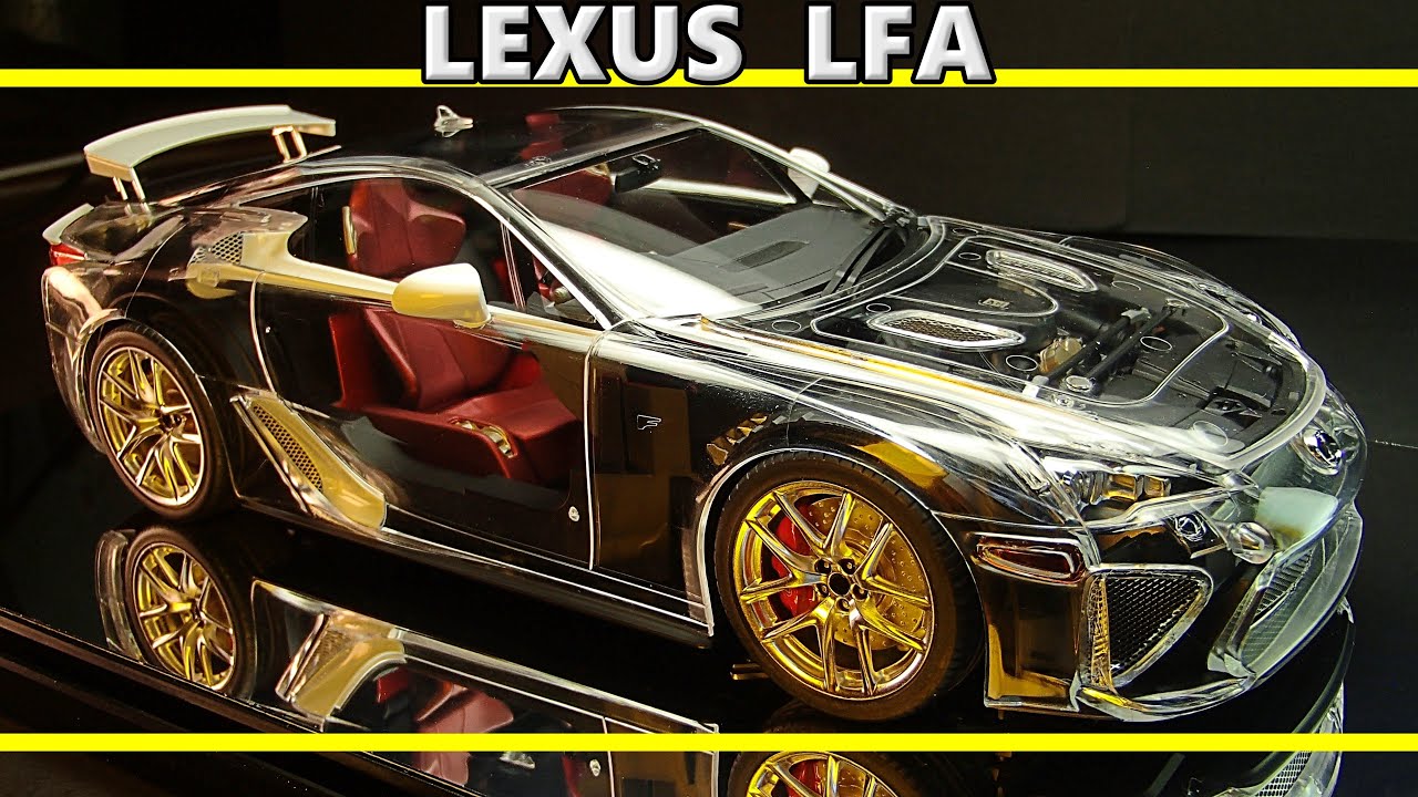 LEXUS LFA FULL-VEW / TAMIYA 1/24 / Scale Model / full build / ASMR