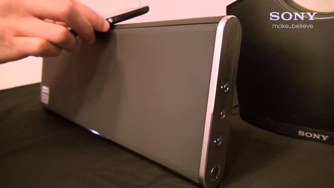 Sony Wireless NFC Bluetooth Speakers Pairing Walkthrough: - YouTube
