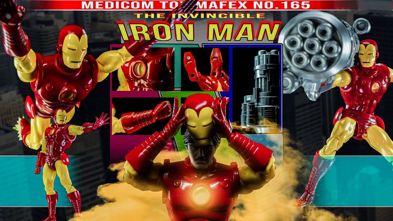 過去最大級の付属品！ MAFEX アイアンマン コミックバージョン - YouTube